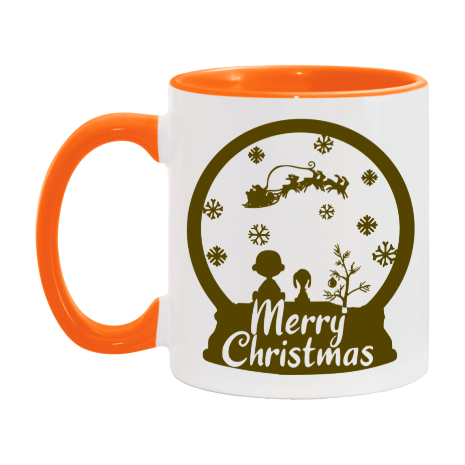 Peanuts Gang Christmas Mug, Snoopy Charlie Brown Holiday Coffee Cup, Ceramic Christmas Mug 11Oz Or 15Oz