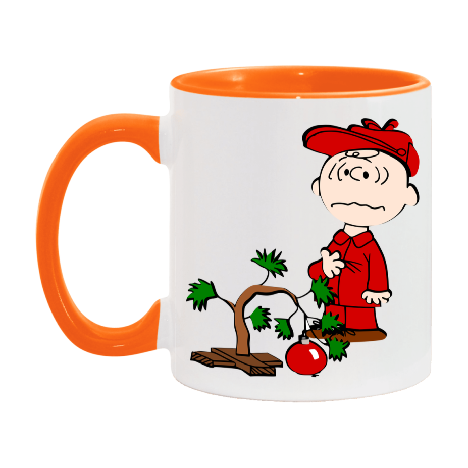 Peanuts Gang Christmas Mug, Snoopy Charlie Brown Holiday Coffee Cup, Ceramic Christmas Mug 11Oz Or 15Oz