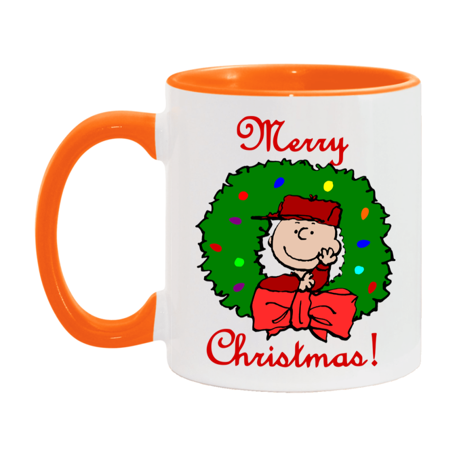 Peanuts Gang Christmas Mug, Snoopy Charlie Brown Holiday Coffee Cup, Ceramic Christmas Mug 11Oz Or 15Oz