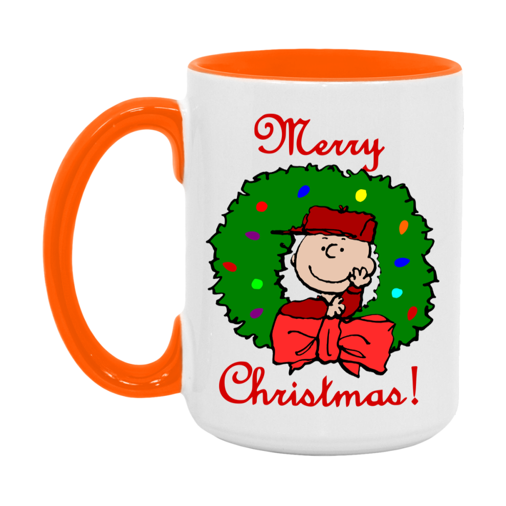 Peanuts Gang Christmas Mug, Snoopy Charlie Brown Holiday Coffee Cup, Ceramic Christmas Mug 11Oz Or 15Oz