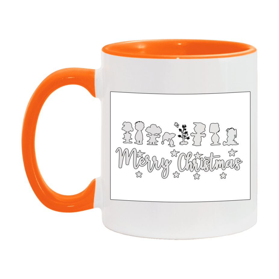 Peanuts Gang Christmas Mug, Snoopy Charlie Brown Holiday Coffee Cup, Ceramic Christmas Mug 11Oz Or 15Oz