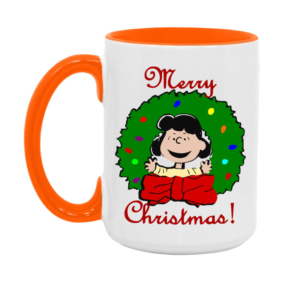 Peanuts Gang Christmas Mug, Snoopy Charlie Brown Holiday Coffee Cup, Ceramic Christmas Mug 11Oz Or 15Oz