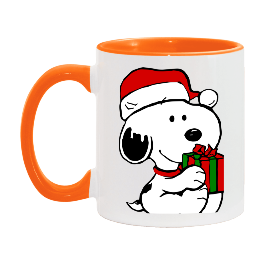 Peanuts Gang Christmas Mug, Snoopy Charlie Brown Holiday Coffee Cup, Ceramic Christmas Mug 11Oz Or 15Oz