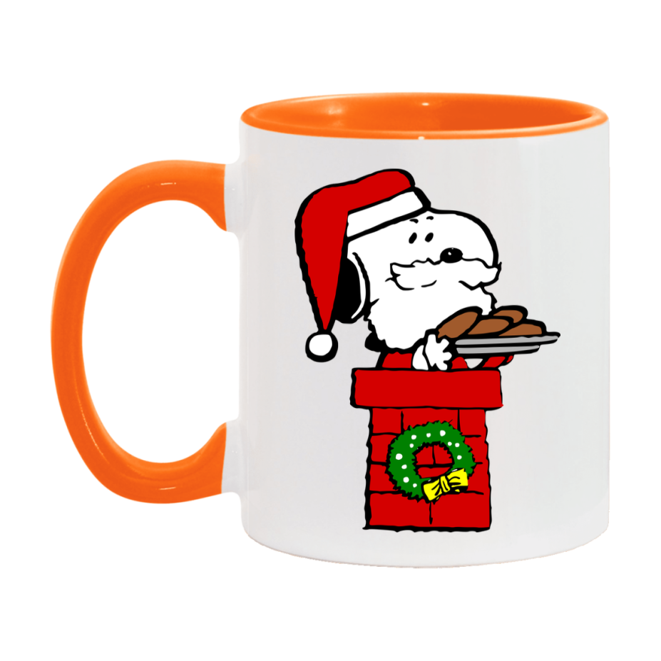 Peanuts Gang Christmas Mug, Snoopy Charlie Brown Holiday Coffee Cup, Ceramic Christmas Mug 11Oz Or 15Oz