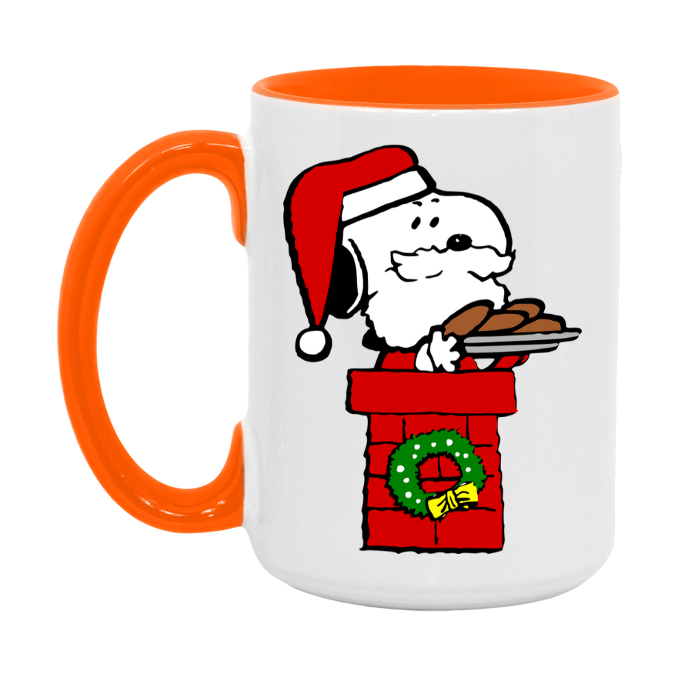 Peanuts Gang Christmas Mug, Snoopy Charlie Brown Holiday Coffee Cup, Ceramic Christmas Mug 11Oz Or 15Oz
