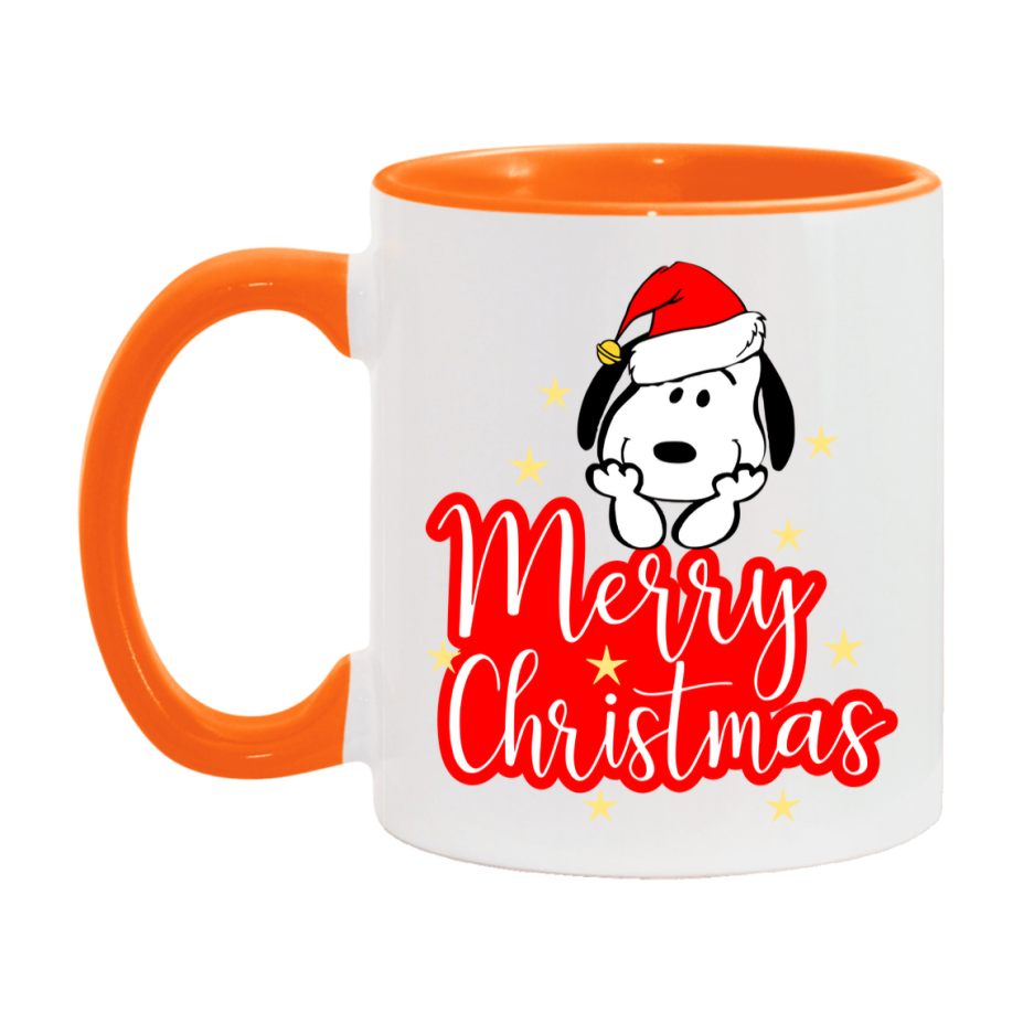 Peanuts Gang Christmas Mug, Snoopy Charlie Brown Holiday Coffee Cup, Ceramic Christmas Mug 11Oz Or 15Oz