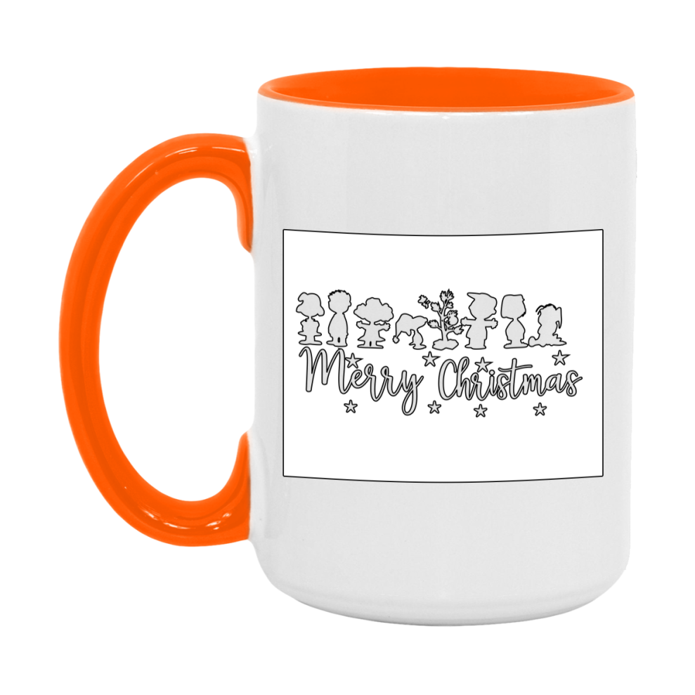 Peanuts Gang Christmas Mug, Snoopy Charlie Brown Holiday Coffee Cup, Ceramic Christmas Mug 11Oz Or 15Oz