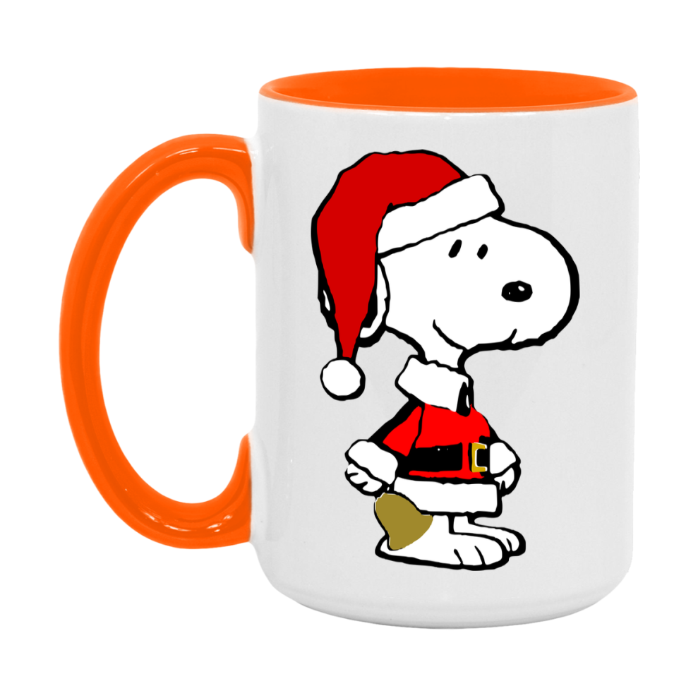 Peanuts Gang Christmas Mug, Snoopy Charlie Brown Holiday Coffee Cup, Ceramic Christmas Mug 11Oz Or 15Oz