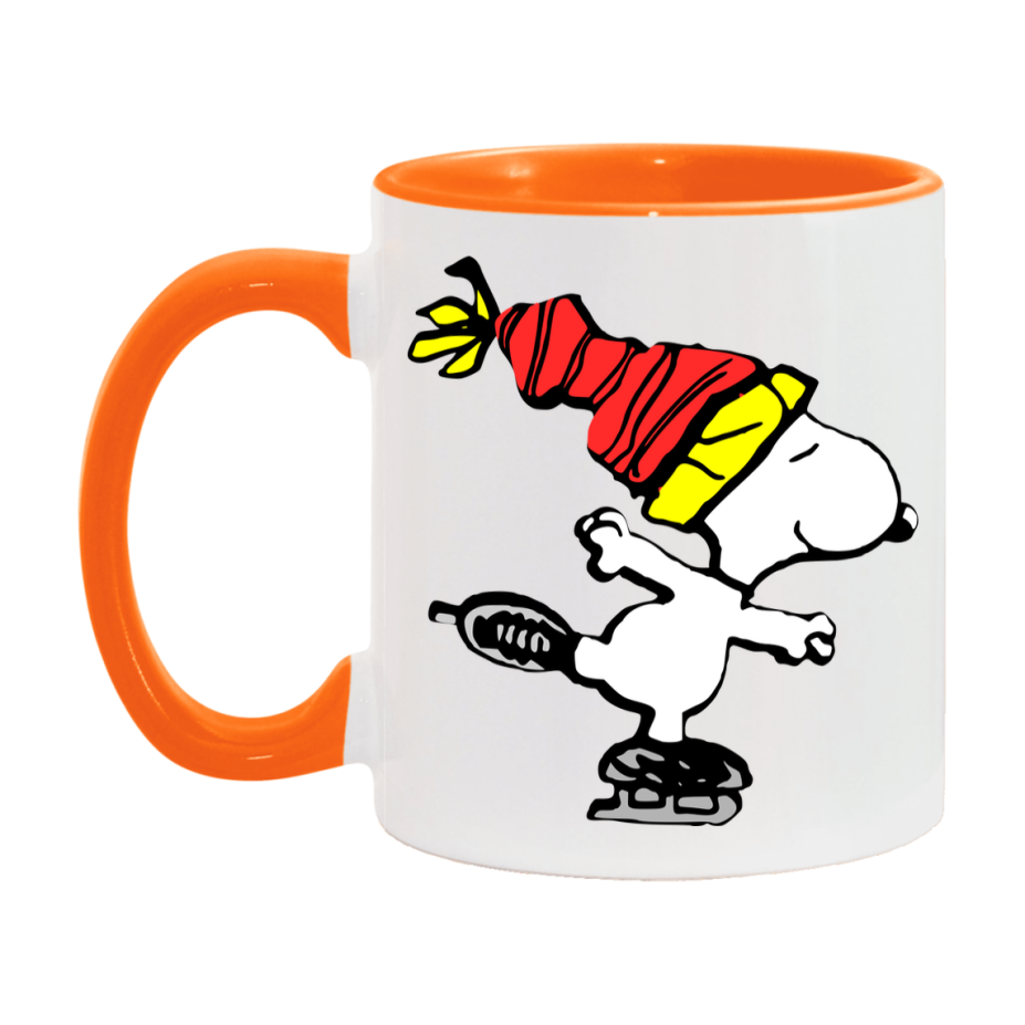 Peanuts Gang Christmas Mug, Snoopy Charlie Brown Holiday Coffee Cup, Ceramic Christmas Mug 11Oz Or 15Oz