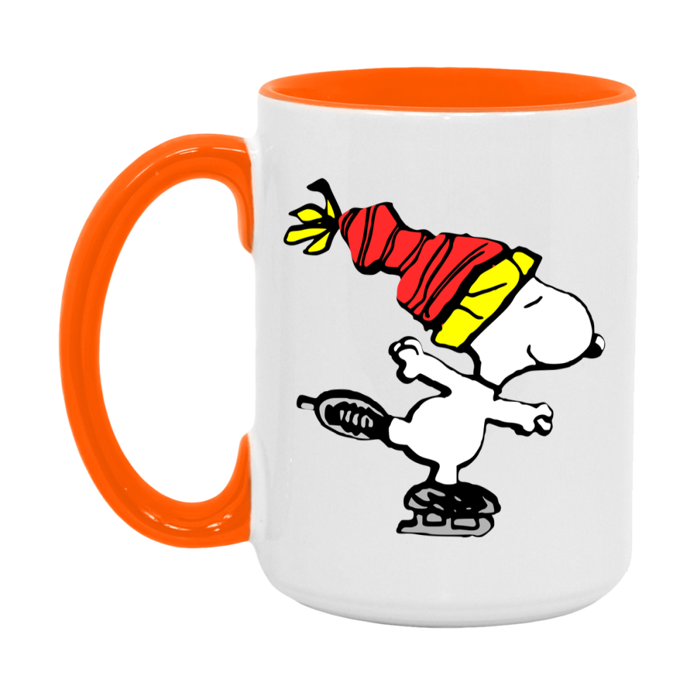 Peanuts Gang Christmas Mug, Snoopy Charlie Brown Holiday Coffee Cup, Ceramic Christmas Mug 11Oz Or 15Oz