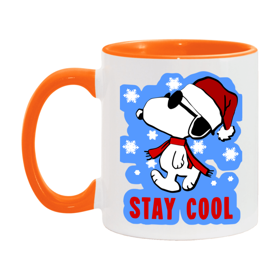 Peanuts Gang Christmas Mug, Snoopy Charlie Brown Holiday Coffee Cup, Ceramic Christmas Mug 11Oz Or 15Oz