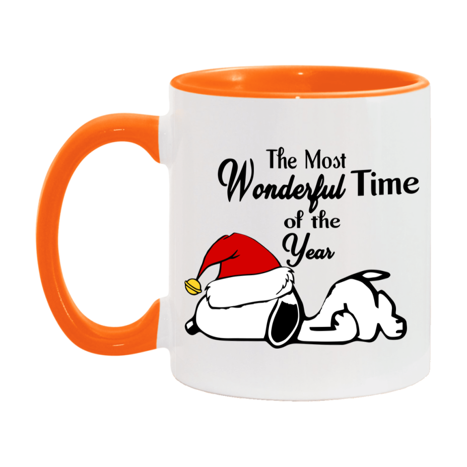 Peanuts Gang Christmas Mug, Snoopy Charlie Brown Holiday Coffee Cup, Ceramic Christmas Mug 11Oz Or 15Oz