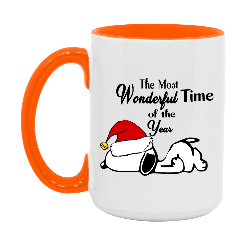 Peanuts Gang Christmas Mug, Snoopy Charlie Brown Holiday Coffee Cup, Ceramic Christmas Mug 11Oz Or 15Oz