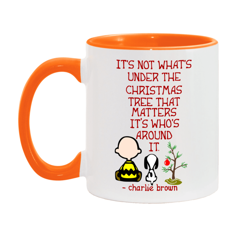 Peanuts Gang Christmas Mug, Snoopy Charlie Brown Holiday Coffee Cup, Ceramic Christmas Mug 11Oz Or 15Oz