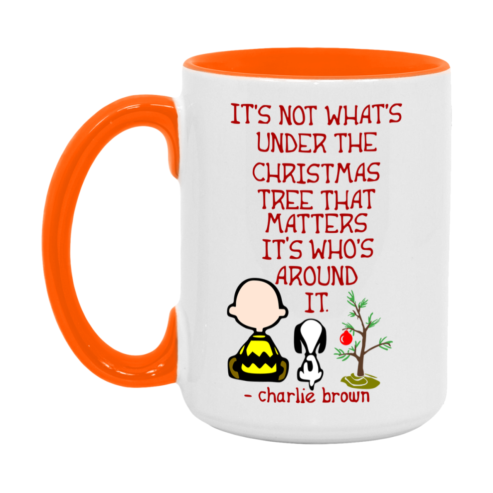 Peanuts Gang Christmas Mug, Snoopy Charlie Brown Holiday Coffee Cup, Ceramic Christmas Mug 11Oz Or 15Oz
