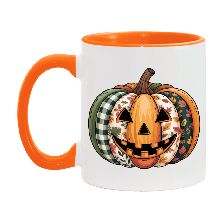 In Love With Fall Coffee Mug, Cozy Cute Autumn Coffee Cup, 11Oz Or 15Oz White Ceramic Mug