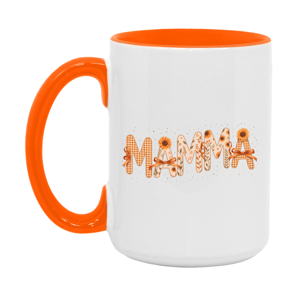 In Love With Fall Coffee Mug, Cozy Cute Autumn Coffee Cup, 11Oz Or 15Oz White Ceramic Mug