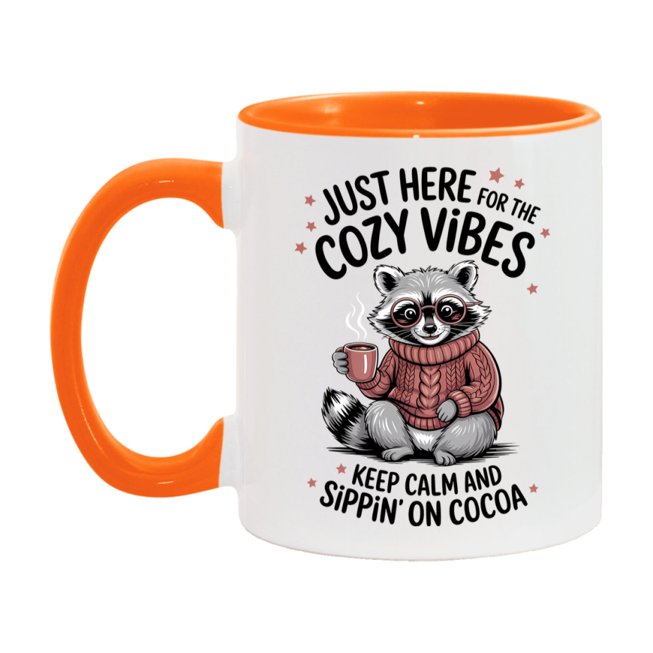 In Love With Fall Coffee Mug, Cozy Cute Autumn Coffee Cup, 11Oz Or 15Oz White Ceramic Mug