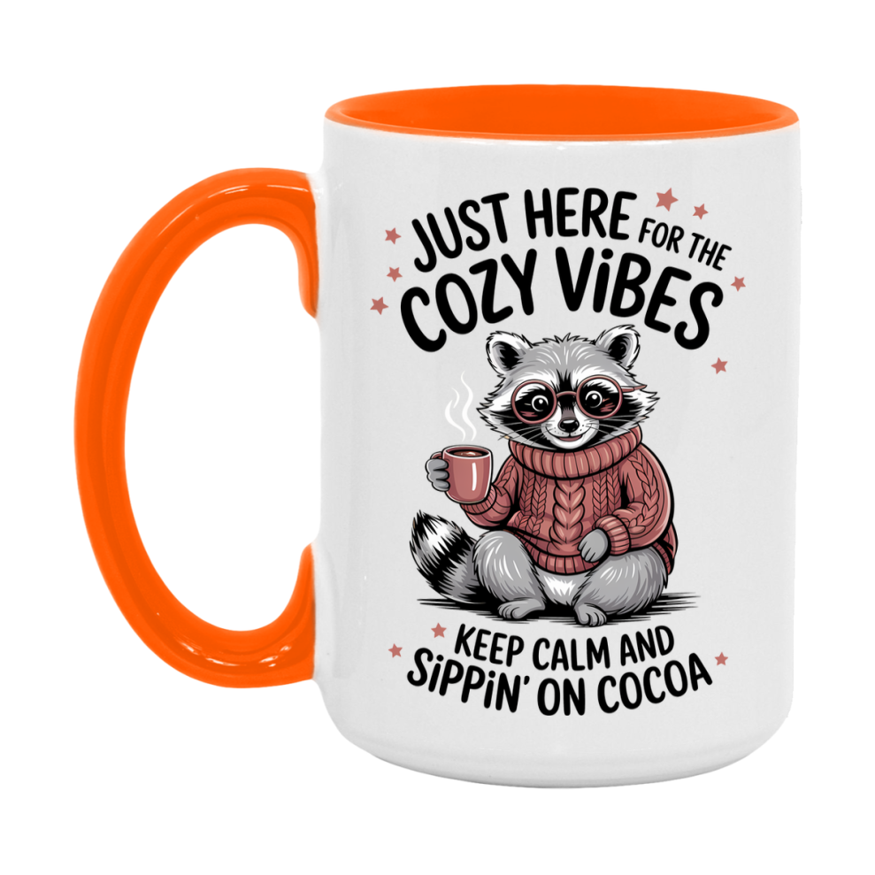 In Love With Fall Coffee Mug, Cozy Cute Autumn Coffee Cup, 11Oz Or 15Oz White Ceramic Mug