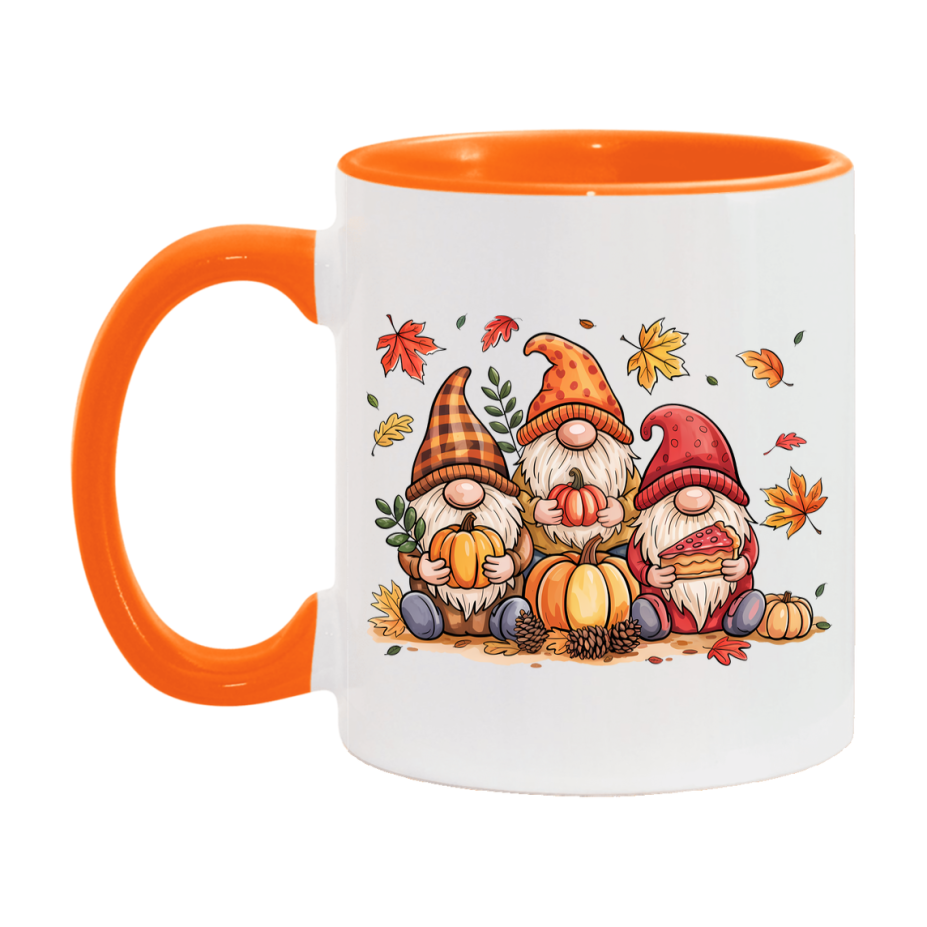 In Love With Fall Coffee Mug, Cozy Cute Autumn Coffee Cup, 11Oz Or 15Oz White Ceramic Mug
