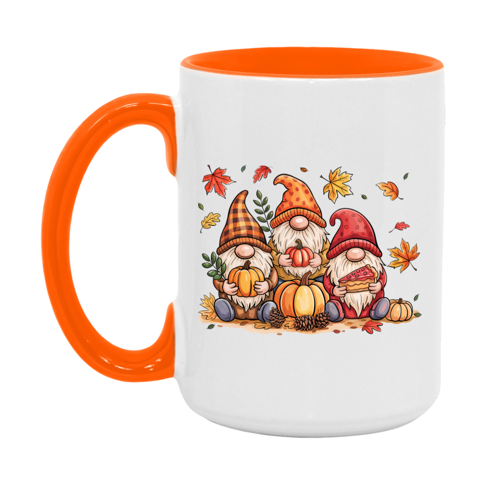 In Love With Fall Coffee Mug, Cozy Cute Autumn Coffee Cup, 11Oz Or 15Oz White Ceramic Mug