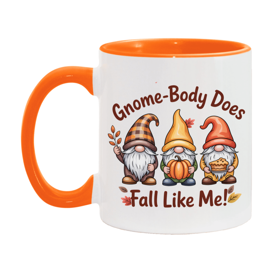 In Love With Fall Coffee Mug, Cozy Cute Autumn Coffee Cup, 11Oz Or 15Oz White Ceramic Mug