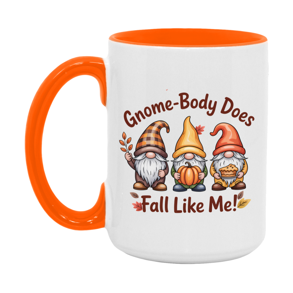 In Love With Fall Coffee Mug, Cozy Cute Autumn Coffee Cup, 11Oz Or 15Oz White Ceramic Mug
