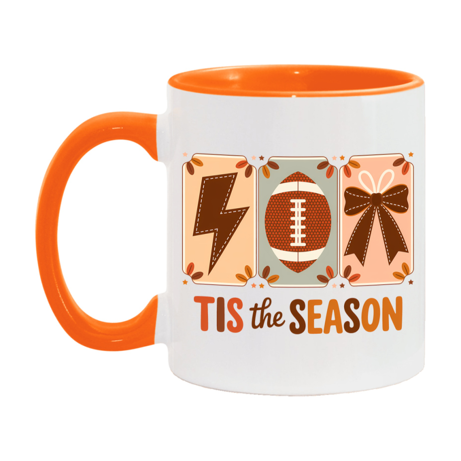 In Love With Fall Coffee Mug, Cozy Cute Autumn Coffee Cup, 11Oz Or 15Oz White Ceramic Mug