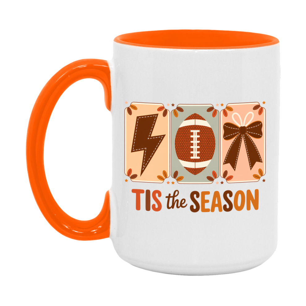 In Love With Fall Coffee Mug, Cozy Cute Autumn Coffee Cup, 11Oz Or 15Oz White Ceramic Mug