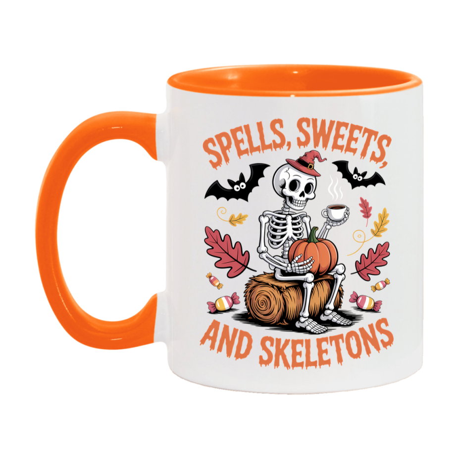 In Love With Fall Coffee Mug, Cozy Cute Autumn Coffee Cup, 11Oz Or 15Oz White Ceramic Mug