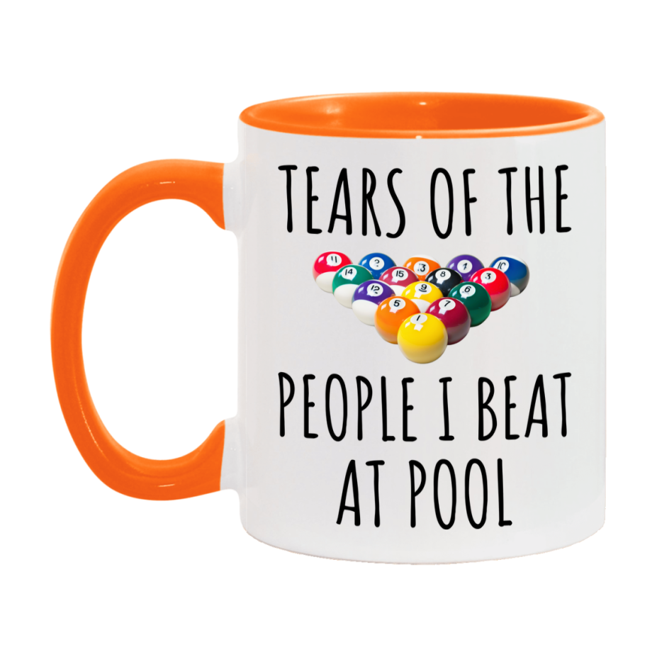 Pool Mug Funny Billiards Mug, Tears Of The People I Beat At Pool
