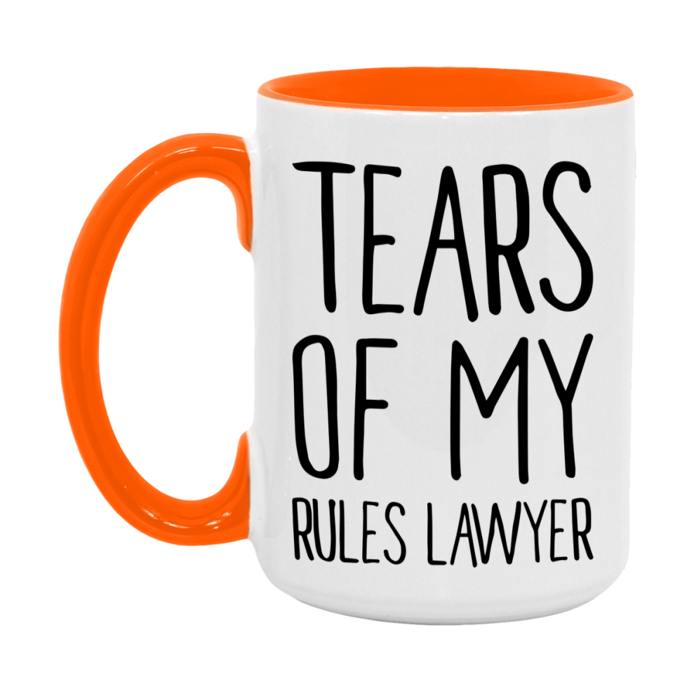 Dnd Dragon Masters Mug, Tears Of My Rules Lawyer Coffee Mug, Rpg Gift