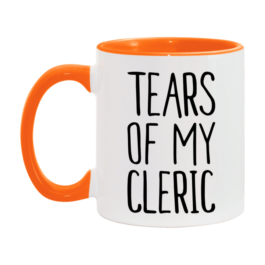 Dnd Dragon Masters Mug, Tears Of My Cleric Coffee Mug, Rpg Gift