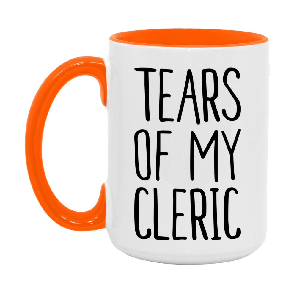 Dnd Dragon Masters Mug, Tears Of My Cleric Coffee Mug, Rpg Gift