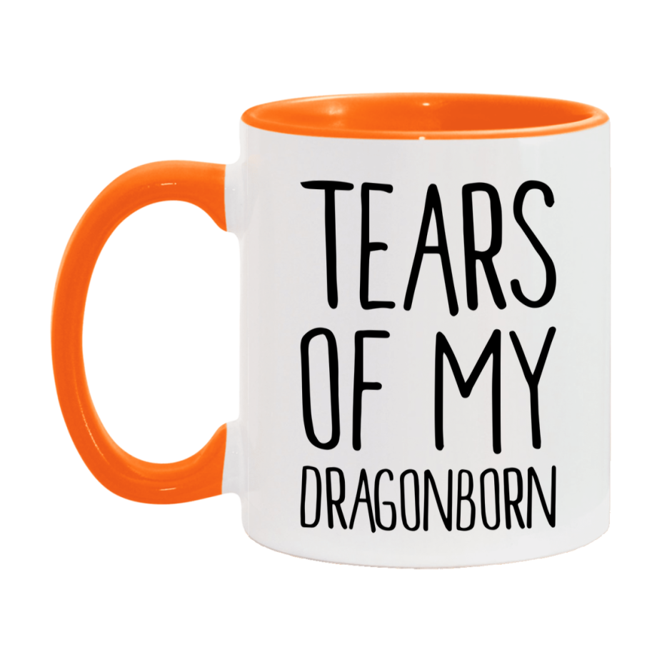 Dnd Dragon Masters Mug, Tears Of My Dragonborn Coffee Mug, Rpg Gift