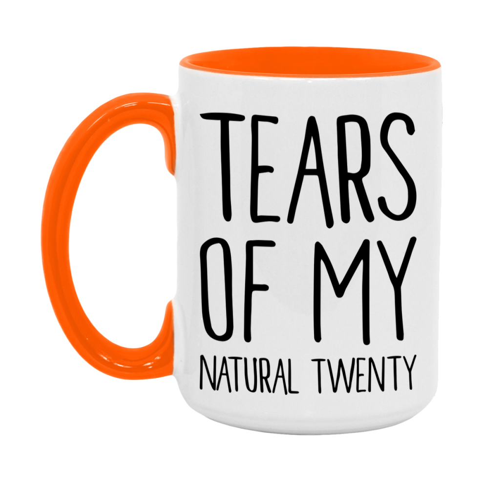 Dnd Dragon Masters Mug, Tears Of My Natural Twenty Coffee Mug, Rpg Gift