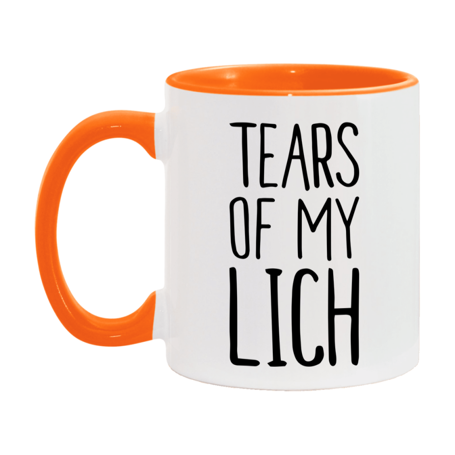 Dnd Dragon Masters Mug, Tears Of My Lich Coffee Mug, Rpg Gift