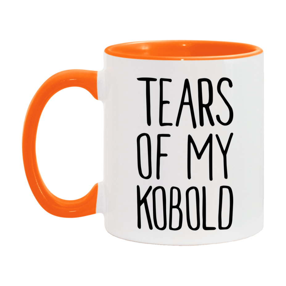 Dnd Dragon Masters Mug, Tears Of My Kobold Coffee Mug, Rpg Gift