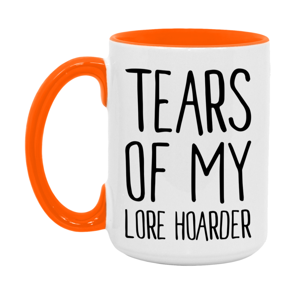 Dnd Dragon Masters Mug, Tears Of My Lore Hoarder Coffee Mug, Rpg Gift
