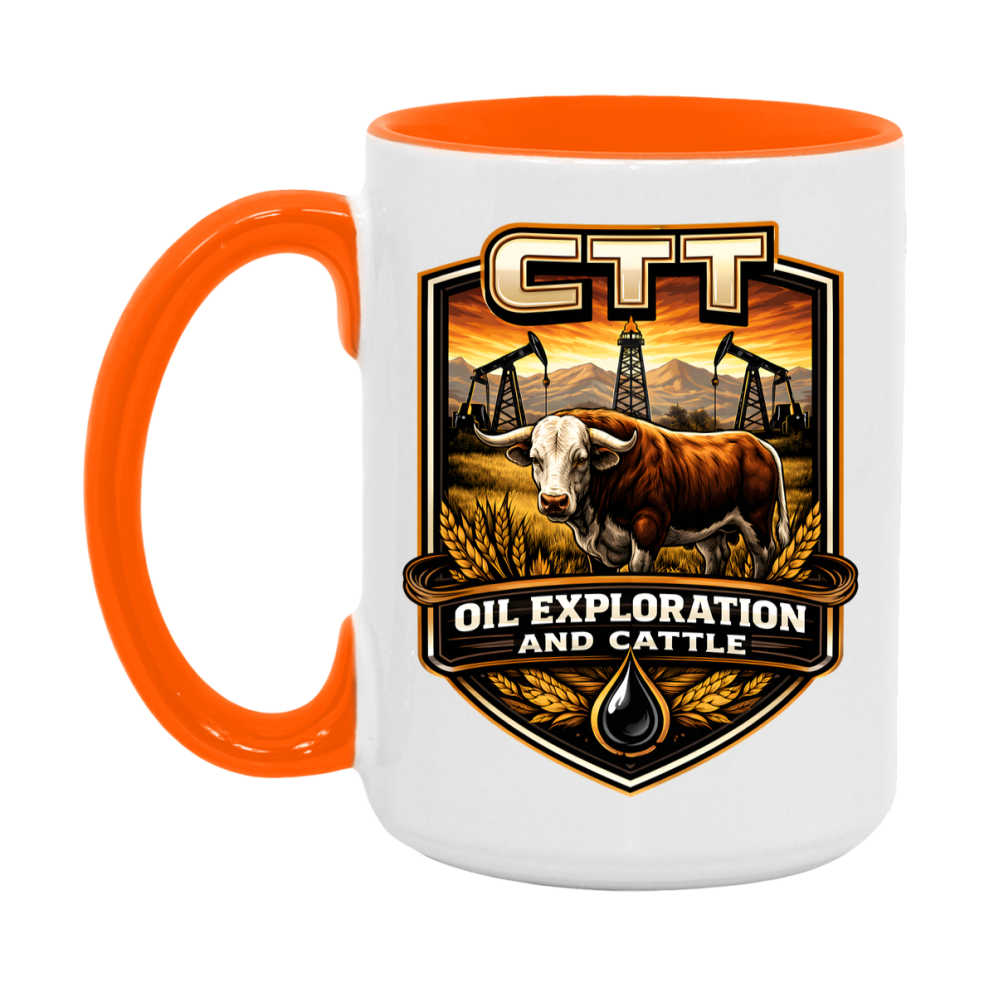 CTT Oil Exploration And Cattle Mug