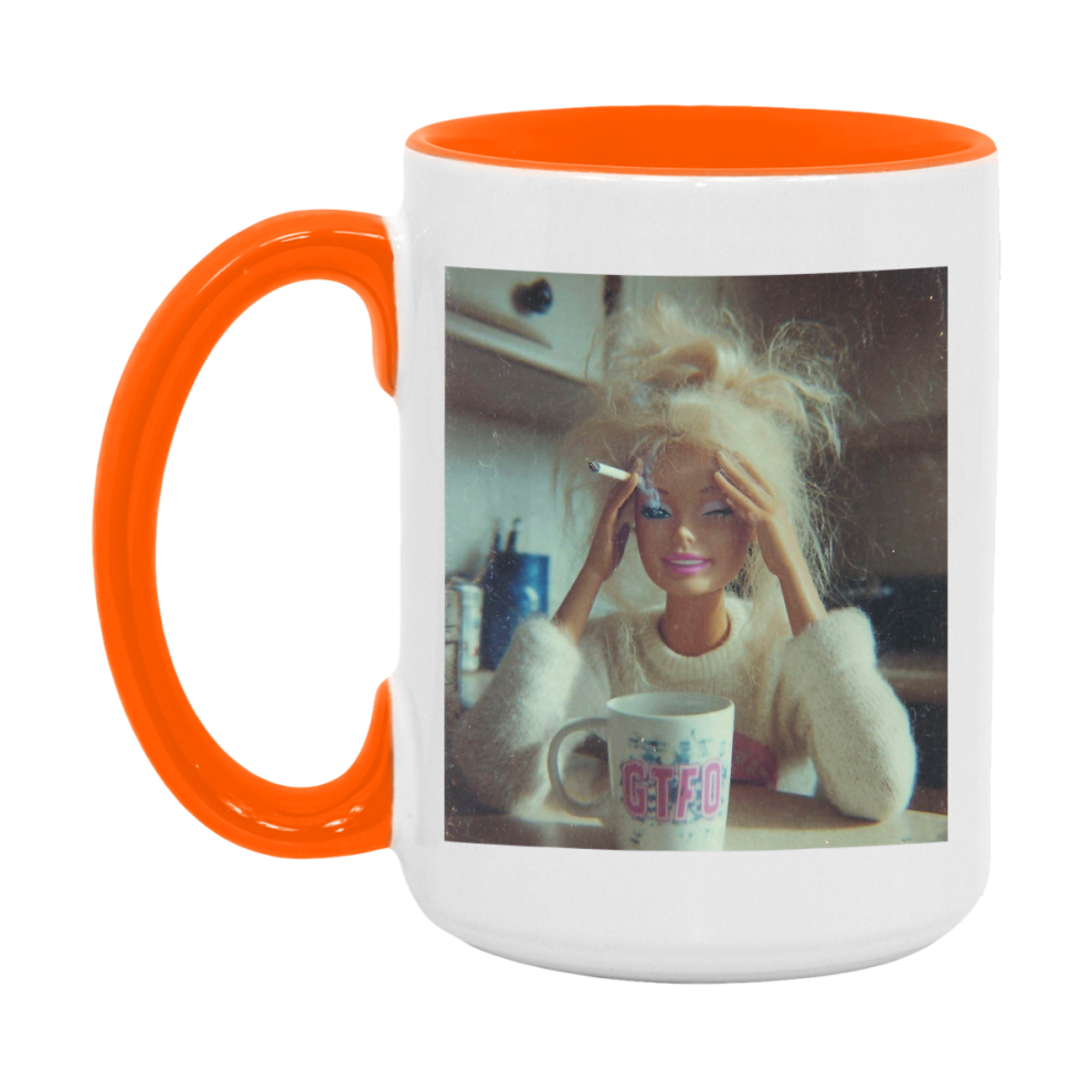 Disgusted Doll Face Mug, Funny Doll Face Meme Coffee Cup