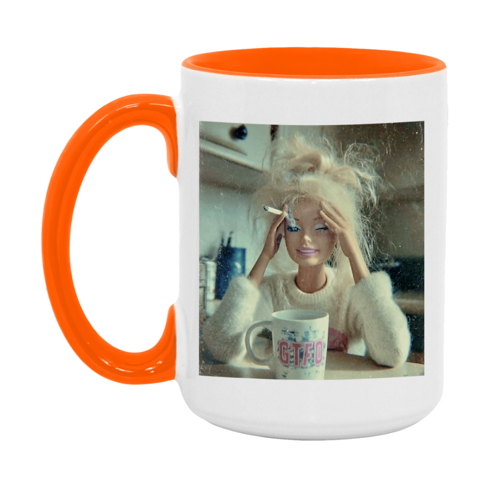 Disgusted Doll Face Mug, Funny Doll Face Meme Coffee Cup