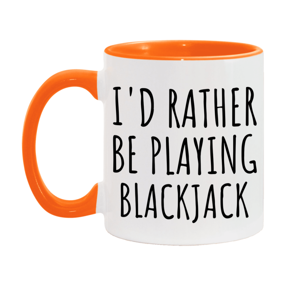 Casino Mug For Blackjack Players, Funny Blackjack Coffee Mug, 11Oz Or 15Oz Novelty Mug