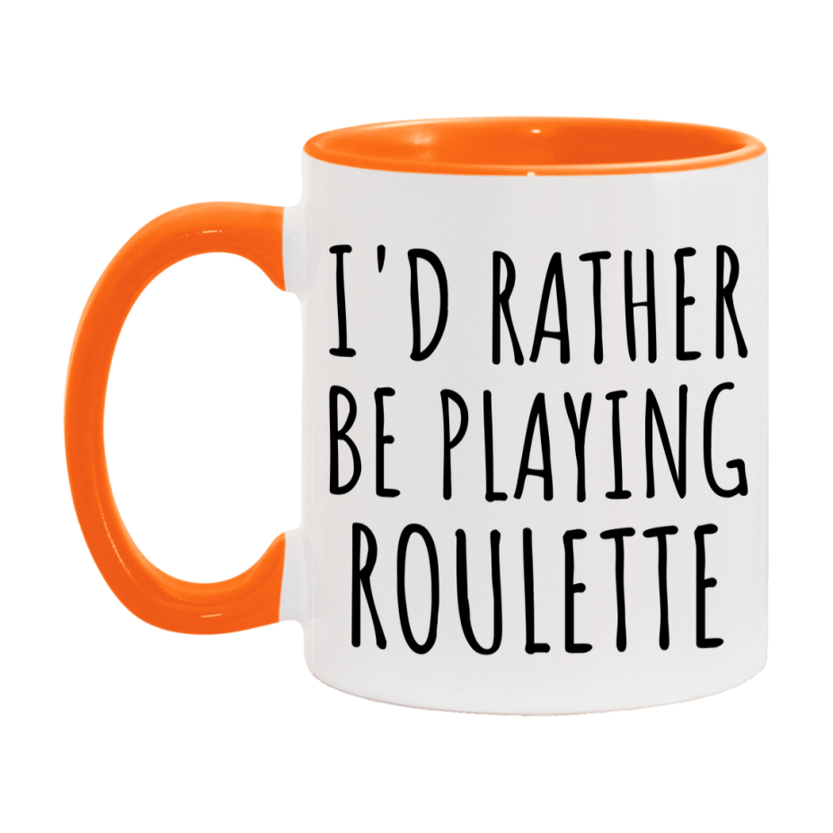 Casino Mug For Roulette Players, Funny Roulette Coffee Mug, 11Oz Or 15Oz Novelty Mug