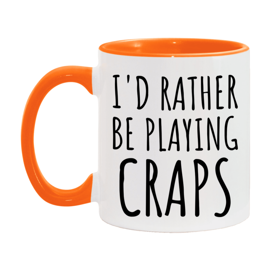 Casino Mug For Craps Players, Funny Craps Coffee Mug, 11Oz Or 15Oz Novelty Mug