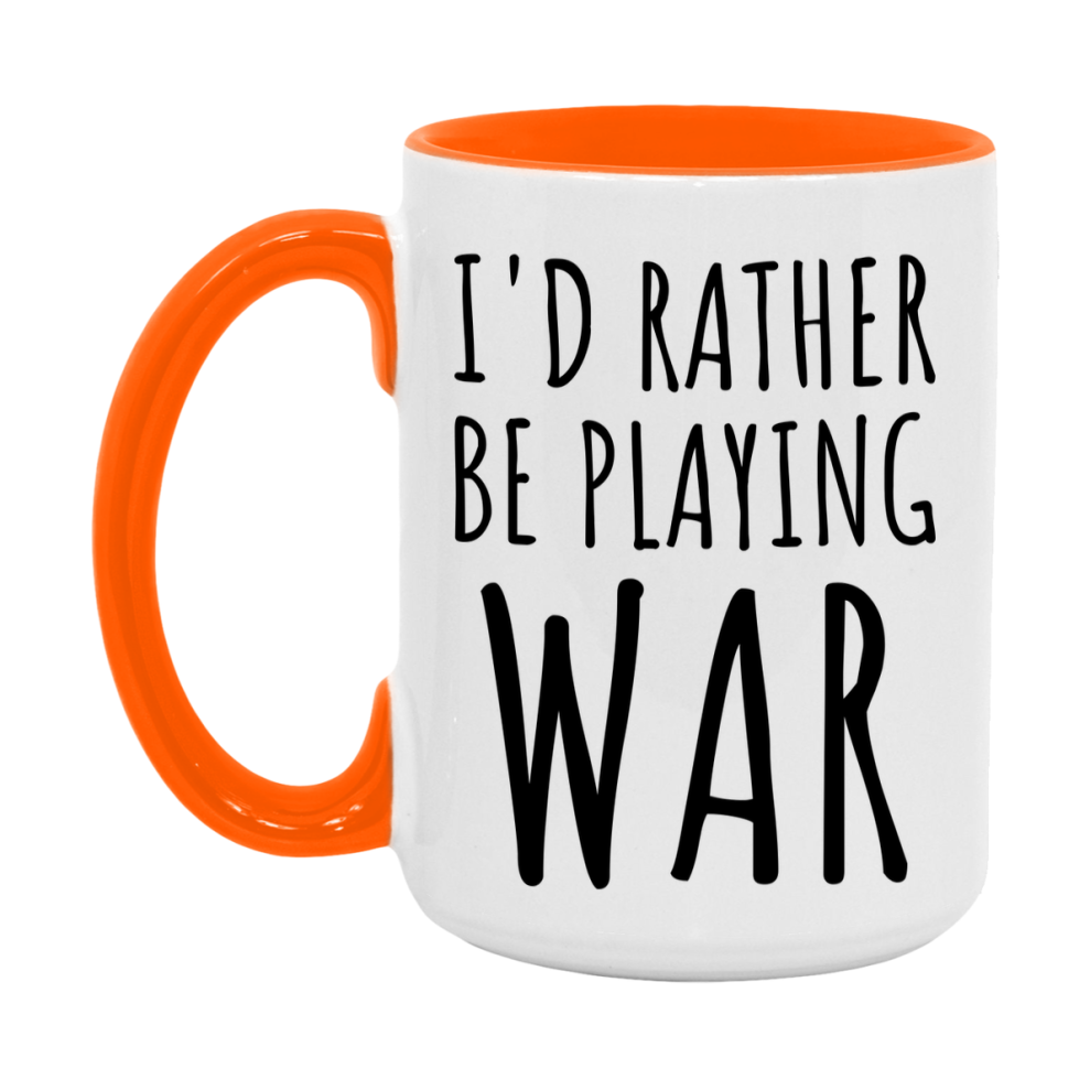 Casino Mug For War Players, Funny War Coffee Mug, 11Oz Or 15Oz Novelty Mug
