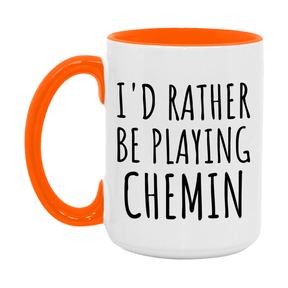Casino Mug For Chemin Players, Funny Chemin Coffee Mug, 11Oz Or 15Oz Novelty Mug