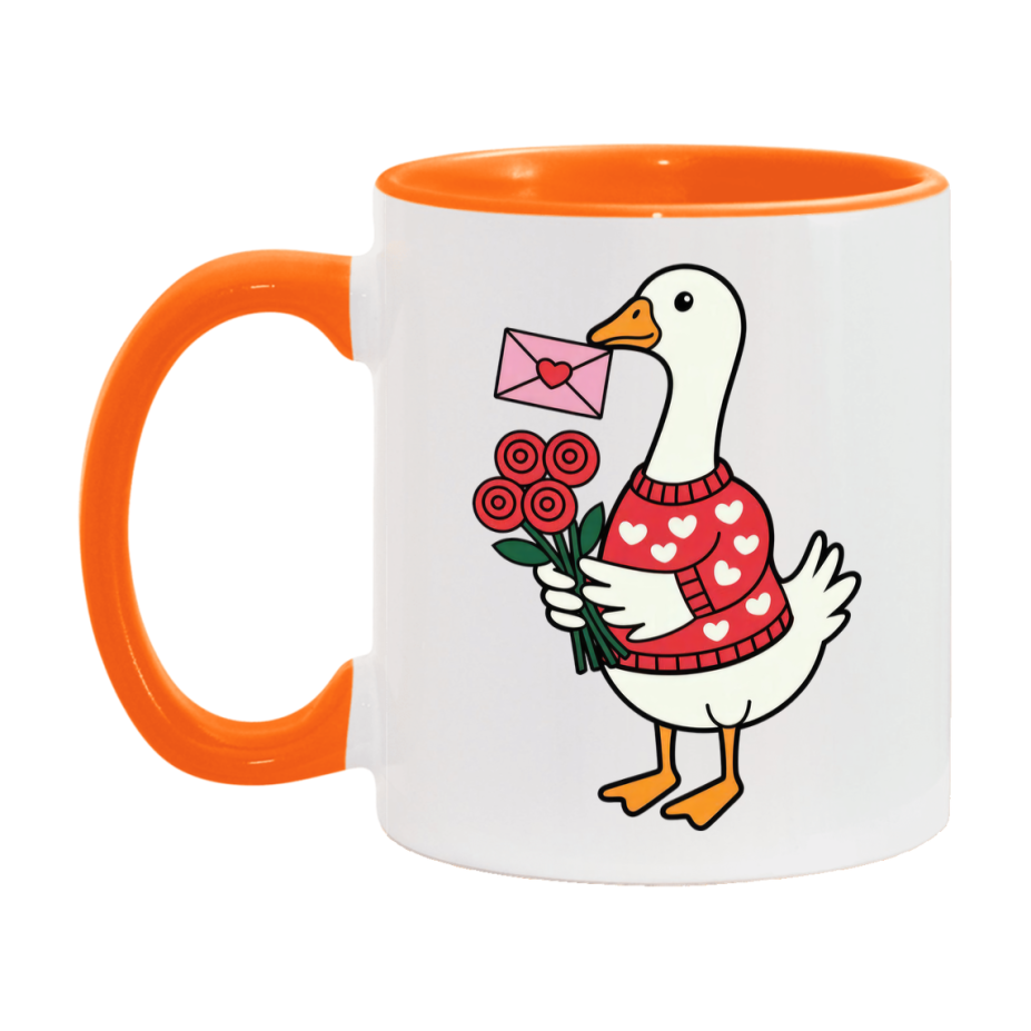 Silly Goose Mug, Silly Goose Valentine Mug, 11Oz Or 15Oz Ceramic Coffee Mug