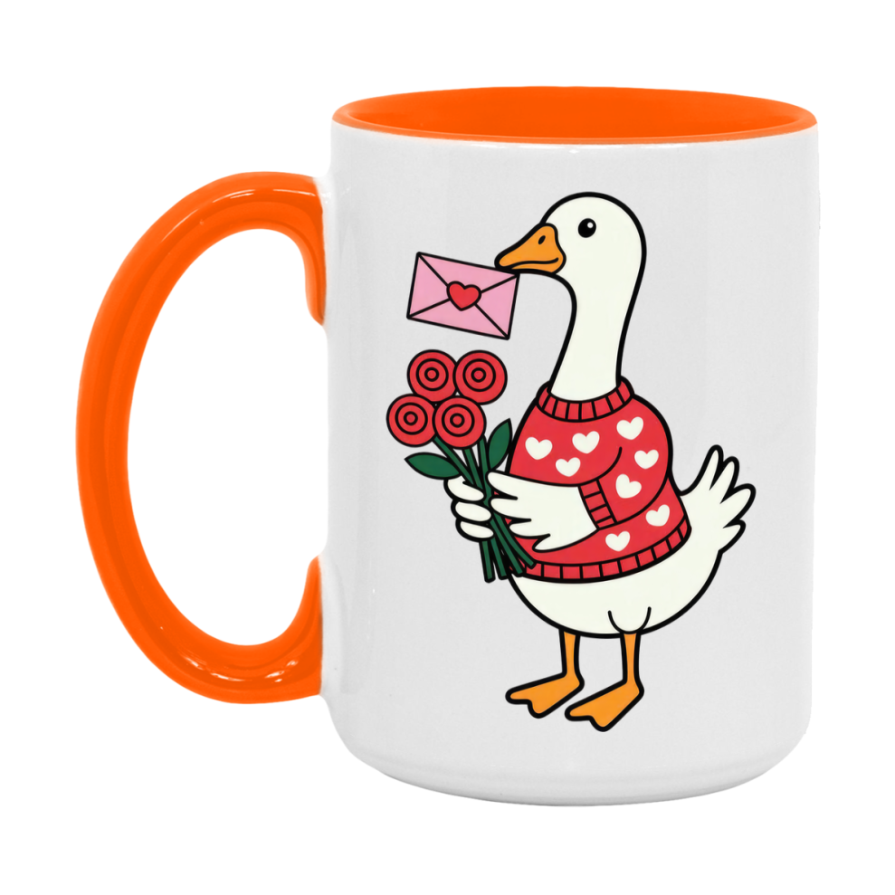 Silly Goose Mug, Silly Goose Valentine Mug, 11Oz Or 15Oz Ceramic Coffee Mug
