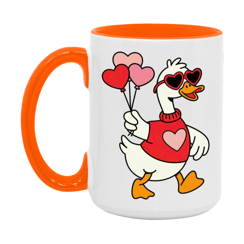 Silly Goose Mug, Silly Goose Valentine Mug, 11Oz Or 15Oz Ceramic Coffee Mug